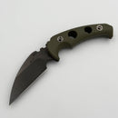 Medford 1881 Knife Works F.U.K w/ OD Green G-10 & DLC 1095 CV Fixed Blade