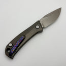 Pre-Owned Custom Knife Factory Brat w/ M398 and Titanium/ZircuTi