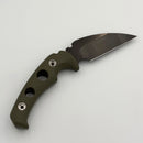 Medford 1881 Knife Works F.U.K w/ OD Green G-10 & DLC 1095 CV Fixed Blade