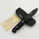Medford Pro Series STA Sniper w/ Black G10 Handles & DLC 3V Fixed Blade