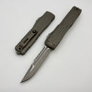 Microtech Ultratech EX - ZBP Interceptor Apocalyptic w/ Natural Clear Milled Handle Signature Series 1117EX-10APNCS