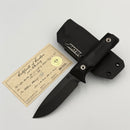 Medford The San 3V DLC Blade w/ Black G-10 Handle Fixed Blade w/Kydex