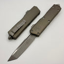 Microtech Scarab 2 Gen 3 Executive w/ Natural Clear Handle & T/E Apocalyptic M390MK 1177-10APNC