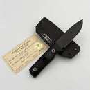 Medford The San 3V DLC Blade w/ Black G-10 Handle Fixed Blade w/Kydex