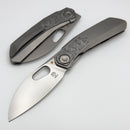 Poikilo Blade Vulpex Crab S1 Titanium Handles w/ Crystal Ti Accents & Pearlescent M398