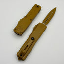 Microtech UTX-85 Gen IV w/ Cerakote RAL-8000 & RAL-8000 Full Serrated D/E M390MK 12324-3CRA