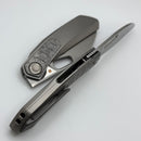 Poikilo Blade Vulpex Crab S1 Titanium Handles w/ Crystal Ti Accents & Pearlescent M398