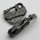 Custom Knife Factory Kek Stonewash Slipjoint w/ Titanium Handles & M398 Non-Locking