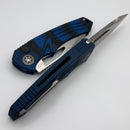 Heretic Knives Pariah M/A Button Lock Blue G10 Handles w/ Stonewash MagnaCut H046-2A-G10/BLU