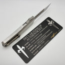 Marfione Custom Combat Troodon LT Gen III w/ Stainless Satin Handle & Mirror Hellhound