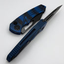 Heretic Knives Pariah M/A Button Lock Blue G10 Handles w/ DLC MagnaCut H046-6A-G10/BLU