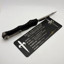 Marfione Custom Halo IV Black Handle w/ Mirror Tanto Star Grind M390MK