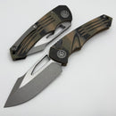 Heretic Knives Pariah M/A Button Lock Camo G10 Handles w/ Battleworn MagnaCut H046-5A-G10/CAMO