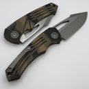 Heretic Knives Pariah M/A Button Lock Camo G10 Handles w/ Battleworn MagnaCut H046-5A-G10/CAMO