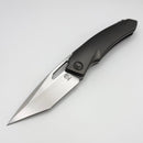 Poikilo Blade Tero Midtech Titanium Handles w/ Crosscut ZircuTi Backspacer & Pearlescent Stonewash M398