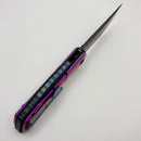 Poikilo Blade Anolis S2 Special Run w/ Purple Crystal Ti Handles & DLC M398 w/ Timascus Clip