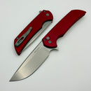 Pro-Tech Mordax Red Aluminum Handle & Stonewash 20CV MX101-RED 20CV