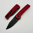 Pro-Tech Chavez Scapegoat Compact Auto w/ Red Aluminum Handle & DLC Black MagnaMax RCS1103-RED
