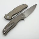 Shirogorov F95 Ursus w/ Green Micarta Handle & 3.74" Stonewash Elmax