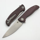 Shirogorov F95 Ursus w/ Maroon Micarta Handle & 3.74" Stonewash Elmax