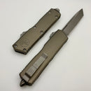 Microtech Scarab 2 Gen 3 Executive w/ Natural Clear Handle & Tanto Apocalyptic Full Serrated Stonewash M390MK 1177-12APNC