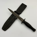 Spartan Blades Les George V-14 Dagger Black Magnacut w/ Black G-10 Grips and Black Kydex sheath SB27BKBKKYBK