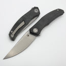 Shirogorov Q95 Ursus w/ Black Micarta Handle & 3.74" Stonewash Elmax