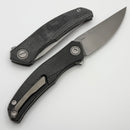 Shirogorov Q95 Ursus w/ Black Micarta Handle & 3.74" Stonewash Elmax