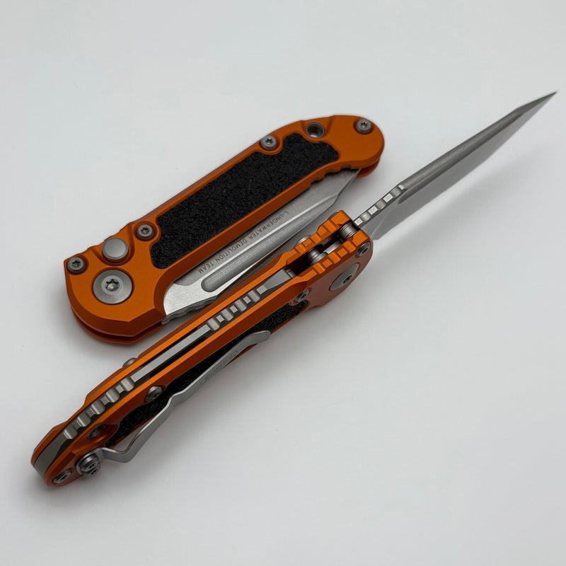 ☆Eタロ☆LURWA G3 Microtech Knives LUDT Gen III Stonewash Partial Serrated Tanto w/ Oran