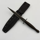 Spartan Ronin F/S Dagger Black Handle w/ Black Magnacut and Black Kydex sheath SB60BKBKKYBK