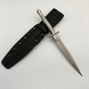 Spartan Ronin F/S Dagger Satin Handle w/ Satin Magnacut and Black Kydex sheath SB60SSSSKYBK