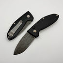 Defiant 7 Alpha w/ Black Aluminum Handles & Stainless Damascus
