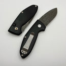 Defiant 7 Alpha w/ Black Aluminum Handles & Stainless Damascus