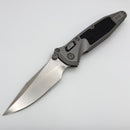 Marfione Custom Knives Socom Elite Ram-Lok w/ Titanium Textured Inlay Handles & Blue Accents w/ Cracked Ice Clip Point M390MK