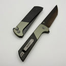 North Mountain Blade Chop2 w/ Carbon Fiber/Green Aluminum Handles & DLC SLD-Magic 2407-GRCF-DLC