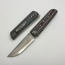 North Mountain Blade Chop w/ Red Carbon Fiber Handles & SLD-Magic Clip Point 2412-RDBL