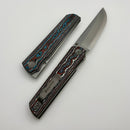 North Mountain Blade Chop w/ Red Carbon Fiber Handles & SLD-Magic Clip Point 2412-RDBL