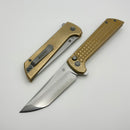 North Mountain Blade Chop2 w/ Aluminum Bronze Grid Handles & SLD-Magic Tanto 2403-Grid