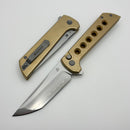 North Mountain Blade Chop2 w/ Aluminum Bronze w/Holes Handles & SLD-Magic Tanto 2403-Hole