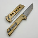 North Mountain Blade Chop2 w/ Aluminum Bronze w/Holes Handles & SLD-Magic Tanto 2403-Hole