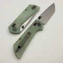North Mountain Blade Chop Crossbar lock Jade G-10 Handles and SLD-Magic Tanto 2532-JD