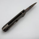 Medford Marauder Full Size Old School Bronze Titanium Handles w/ 0.26" Vulcan 3V Drop Point