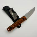 North Mountain Blade Chop Mini Fixed Blade SLD-Magic Tanto w/ Orange G-10 2416-OR