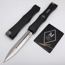 Microtech Marfione Select Nemesis IV Proof Run Black Handle w/ Stonewash D/E M390MK 1152-10MS1PR