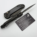 Microtech Marfione Select LUDT Gen III DLC Titanium Carbon Fiber Inlaid Handles w/ DLC M390MK S/E 1135-1DLCTMS1
