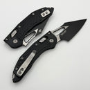 Microtech Knives Manual M-Stitch RAM LOK Black Tactical Frag Aluminum Handles & Black M390MK 169MRL-1FR