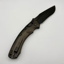 Pre-Owned Microtech Marfione Select Amphibian RAM LOK DLC Slab Side Titanium Handles & DLC Stonewash M390MK w/ DLC Accents 137RL-1DLCTMS2
