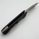 Medford Marauder Full Size Black Tsunami-Maki Wrap Titanium Handles w/ 0.26" Tumbled 3V Tanto