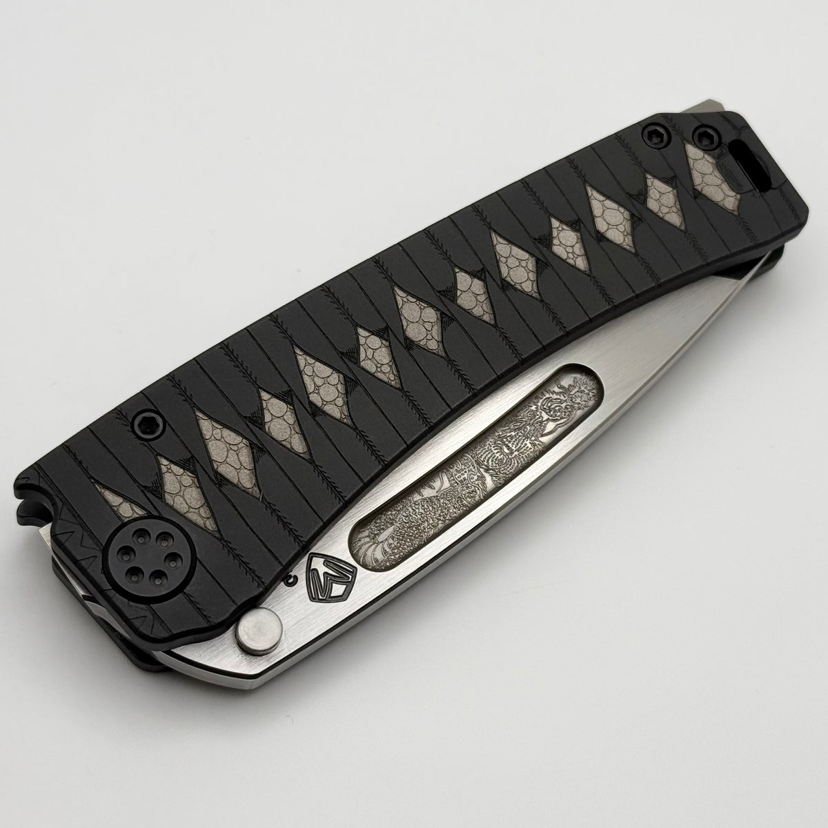 Medford Marauder Full Size Black Tsunami-Maki Wrap Titanium Handles w/ Medford Marauder Full Size Black Tsunami-Maki Wrap Titanium Handles w/