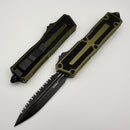 Microtech Scarab 2 Gen 3 Tactical D/E Full Serrated w/ OD Green Handle 1280-3OD